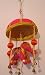 Canopied Elephant Ceiling Hang in Cerise Pnk Velvet; from India - Spiritual Gifts. Usually dispatched within 2 working days.