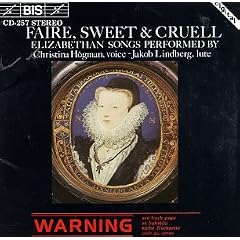 Faire, Sweet & Cruell: Elizabethan Songs for Soprano & Lute (rec. 1983)