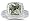 2.50ct Cushion Cut Green Amethyst & Diamond Ring in 14K White Gold