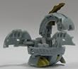 Bakugan B2 Bigger Brawlers LOOSE Single Figure Luminoz (Grey) Naga {Ultimate Evolved Dragonoid} 640 G