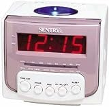 Sentry CR104 AM/FM Cube Clock Radio with Night Light