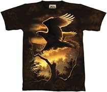 Golden Eagle T-shirt 100% Cotton TEENS and ADULTS Short Sleeve Shirt