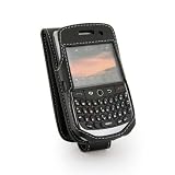 Tuff-Luv Leder Tasche case im Flip Stil für (BlackBerry Gemini Curve 8250)