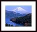 Ashino Lake and Mount Fuji, Art Poster with Wood Frame, poster size: 20 x 16