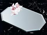 Mirrored Placemat, 18"x12", Beveled Glass