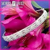 14K Antique Lace Diamond Bangle by Morris & David