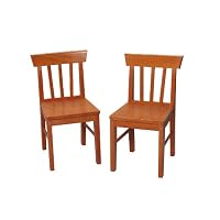 Gift Mark Children's Set of Two Chairs, Honey