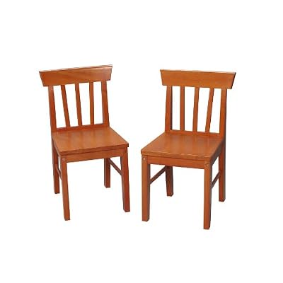 Gift Mark Children's Set of Two Chairs, Honey