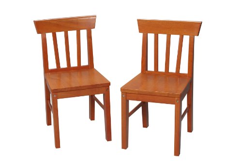 Gift Mark Children's Set of Two Chairs, Honey