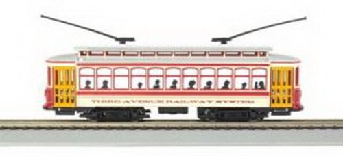 Bachmann Brill Trolley NYC Third Avenue with Die-Cast Power Truck HO Scale