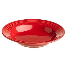 Fiesta Scarlet 451 9-Inch Rimmed Soup Bowl by Fiesta
