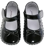 Pediped Baby Girl Shoes Nina Patent Black Mary Janes