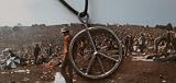 Original Woodstock Music Festival & Concert Peace Sign Fence Necklace Pendant, Made From the Actual Woodstock Festival Fence!