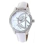 Fossil Dress White Leather Peace Sign Silver-White&hellip by Fossil