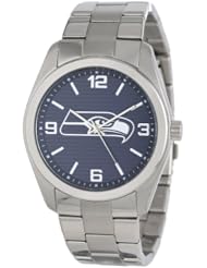 Game Time Unisex NFL-ELI-SEA Elite Seattle Seahawks 3-Hand Analog Watch