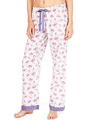 Limited Collection Pure Cotton Patchwork Floral Pyjama Bottoms