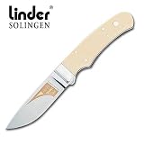 Linder Ivory Micarta Handle Knife