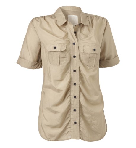 InWear Damen Bluse C39019003 / Menca-N, Gr. 34, Beige (14P Macchiato) Preisvergleich