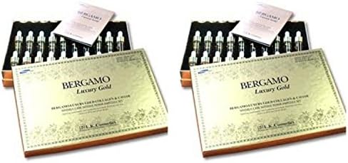 Korean Cosmetics_Bergamo Luxury Gold Collagen and Caviar Ampule 20pc Set Pack of 2
