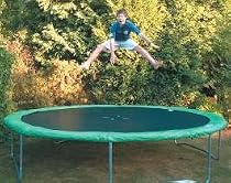 10ft Circular family Trampoline - Plum Products