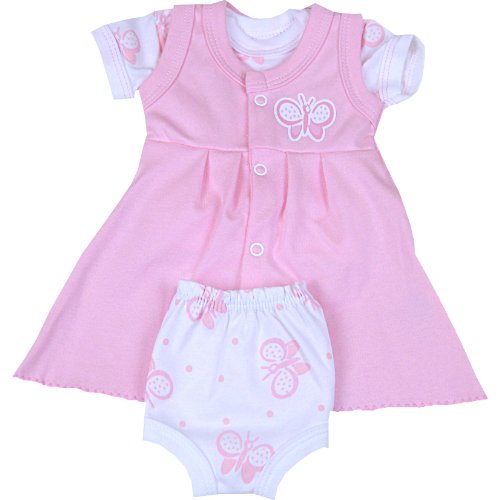 Premature Early Baby Clothes Pink Butterfly Dress, T Shirt & Pants Set 1.5 - 7.5lb Premature Early Baby Clothes Pink Butterfly Dress, T Shirt & Pants Set 1.5 - 7.5lb