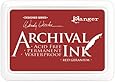 Ranger Wendy Vecchi Designer Series Archival Ink Pad, Red Geranium
