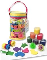 Alex Finger Painting Party with 6 Paints and 10 Applicators