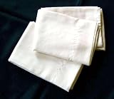 Queen Size Pillowcases (Pair) 100% Cotton, 300 Thread Count Color: Ivory