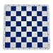 WE Games Blue Silicone Tournament Chess Mat - 20 Inch Board with 2.25 Inch Squares