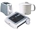 George Foreman GR19BWHPT Back-to-School Pack, with Grill, Hot Pot, and Toaster