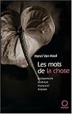 Les Mots de la chose