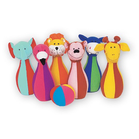 Childrens Toyshop  Toys : Jungle Bowling Set