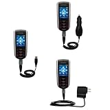 Deluxe Kit for the Cowon iAudio F2 includes a USB cable with Car and Wall Charger - Gomadic Brand w/ TipExchange Technology