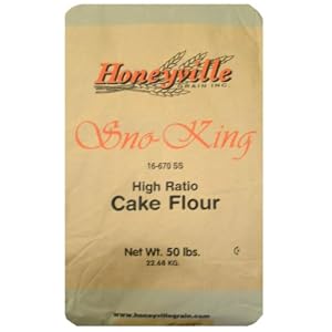 Bleached Sno-King Cake Flour - Bulk 50 Pound Bag