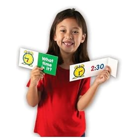 Fold-Up Flash Cards - Time
