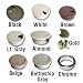 Custom Accents Cable Grommet 2" Battle Ship Grey