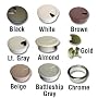 Custom Accents Cable Grommet 2" Brown