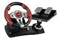 Logic3 Red Steering Wheel and Pedals (PC/PS2/PS3)