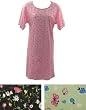 Pack of 3 Short Sleeve Fun Print Cotton Nightgowns Plus Size 6X