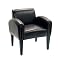 Baxton Studio Weller Leather Chair- Espresso Brown