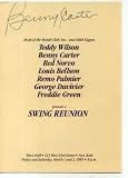 Benny Carter Jazz Big Band Signed Autograph Program - Autographed NBA Photos