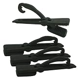 (Set of 4) Grizz Grip Ultimate Universal Locking Tarp & Cable Clamps 