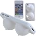 IBOOBIES Soft Silicone Cover Case for Apple iPhone 4G - WHITE