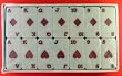 Poker Domino Marbleized Professional White/Red size set of 54