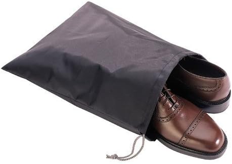 Gopre Travel Shoe Bag Waterproof Nylon Shoe Bags with Drawstring Soft Stretchable Shoe Sleeves (Set of 10)