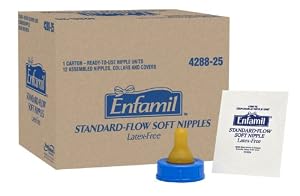 Enfamil Standard Flow Soft Nipple, 12-Count