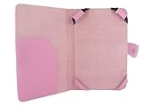 Brand New Stylish Protective Cover Folio Leather Case (Pink) for Amazon Kindle Fire Table PC - by Abacus24-7