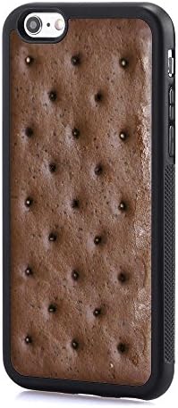 Personalized Case For iPhone 6 Plus / 6S Plus (5.5") by EZILLION [ Various Design for Choice ] Premium Eco-Friendly Silicone Material Phone Case [ Bumper Rubber Cover ] - Chocolate Sandwich