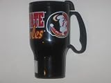 FLORIDA STATE SEMINOLES 16 oz. Thermal Hot / Cold TRAVEL MUG with Snap-On Lid (includes a swivel opening)