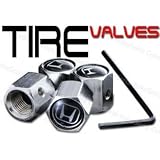 Honda Logo Anti-Theft Tire Air Stem Caps 4 pcs by Honda